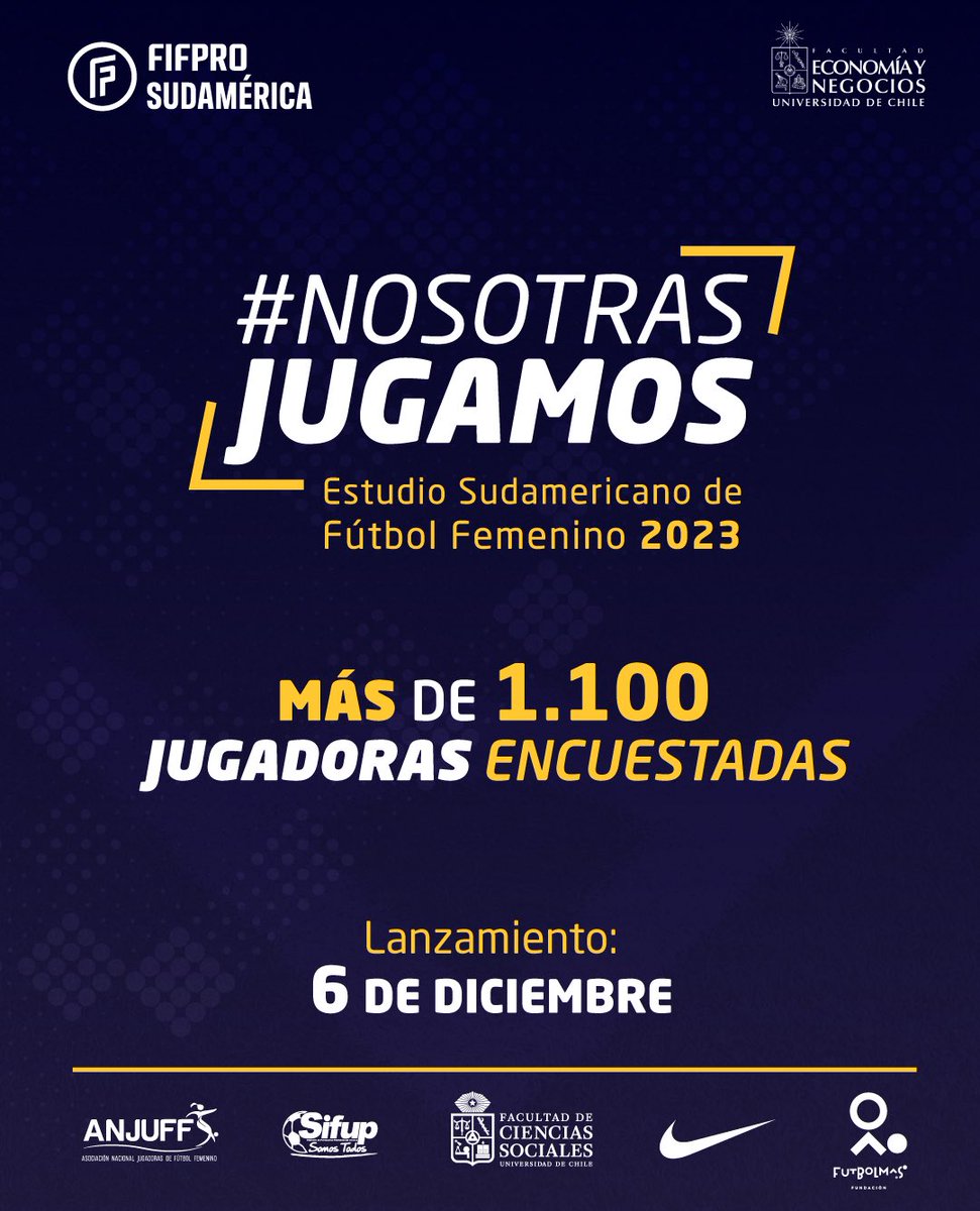 Ayer la <a href="/DirecDelTrabajo/">Dirección del Trabajo</a> entregó la información final de la fiscalización a los clubes. 35 de 36 no cumplían con los requisitos mínimos para resguardar a las trabajadoras del fútbol. Bajo ese contexto y otros también complejos a nivel sudamericano mañana lanzaremos este estudio👇🏽