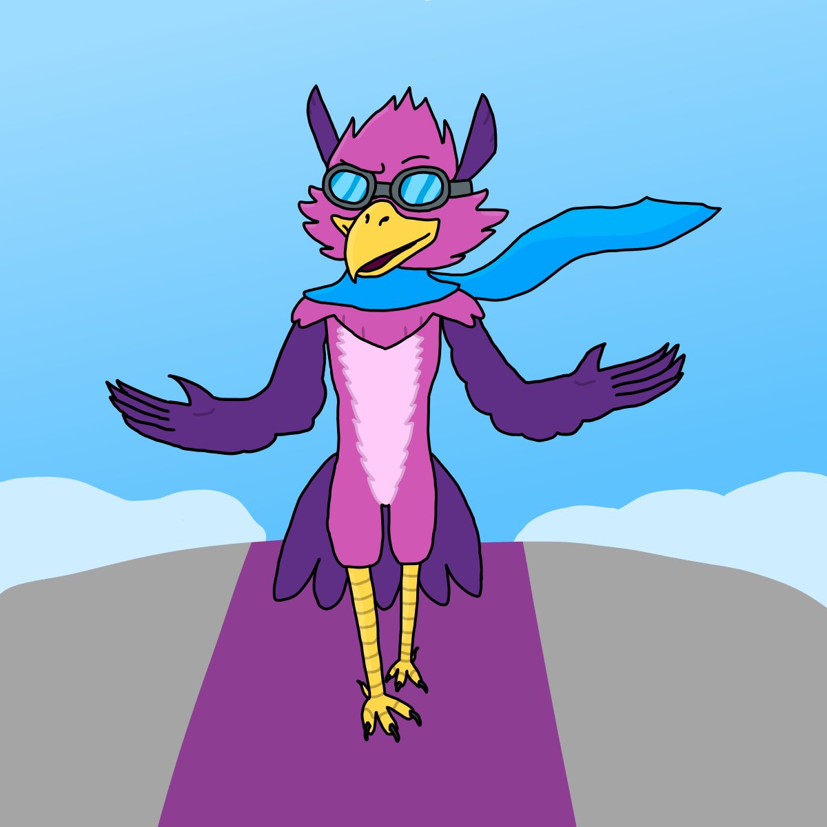 NachosDragon's tweet photo. the rivals hype really getting to me lately look! its wrastor! i tried using rivals 2 colours for the first time i am NOT used to him being so vibrant

(he is probably making a quip that makes you want to punch him thats wrastor hes great) https://t.co/DtORnRtjQv
