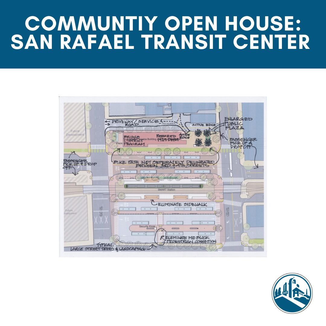 CityofSanRafael's tweet image. 📢 Join us on Wednesday, December 6, 2023, from 5:30-7:30pm at the San Rafael Community Center for an in-person discussion on the San Rafael Transit Center Replacement Project by Golden Gate Transit. Spanish interpretation is available. #SanRafael #GoldenGateTransit