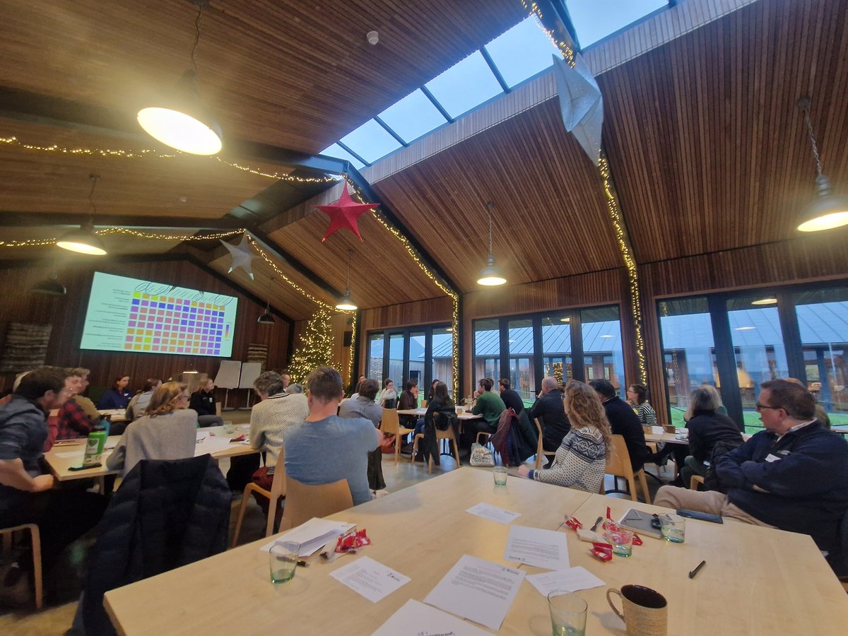 And today a really thought-provoking workshop determining research priorities for UK agroforestry and looking at ways to overcome barriers to adoption. Thanks <a href="/MillieSCHood/">Amelia Hood</a> and all the stakeholders there for such an inspiring and engaging workshop! 🌳🌾🐄