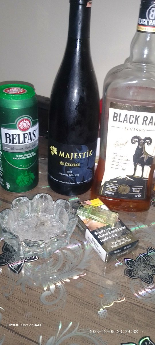 Siz olsanız neyi içerdiniz...Gecenin sonunda...