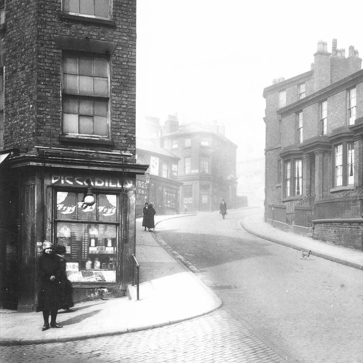 YOLiverpool's tweet photo. St. George's Hill, Everton Park #Liverpool "Then &amp; Now" overlay https://t.co/xZ35JRbrPD