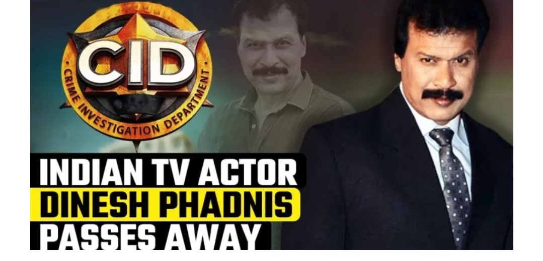 RIP 😥😥
Life Is Unpredictable
#DineshPhadnis 
#CID