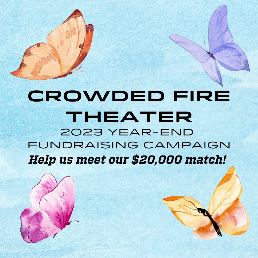 crowdedfire's tweet image. Announcing Crowded Fire’s 2023 Year-End Appeal—support our small, yet mighty organization with a gift of any size and it will be matched by a generous anonymous donor, up to $20,000! No contribution is too small, so help CFT SOAR into the new year!

crowdedfire.org