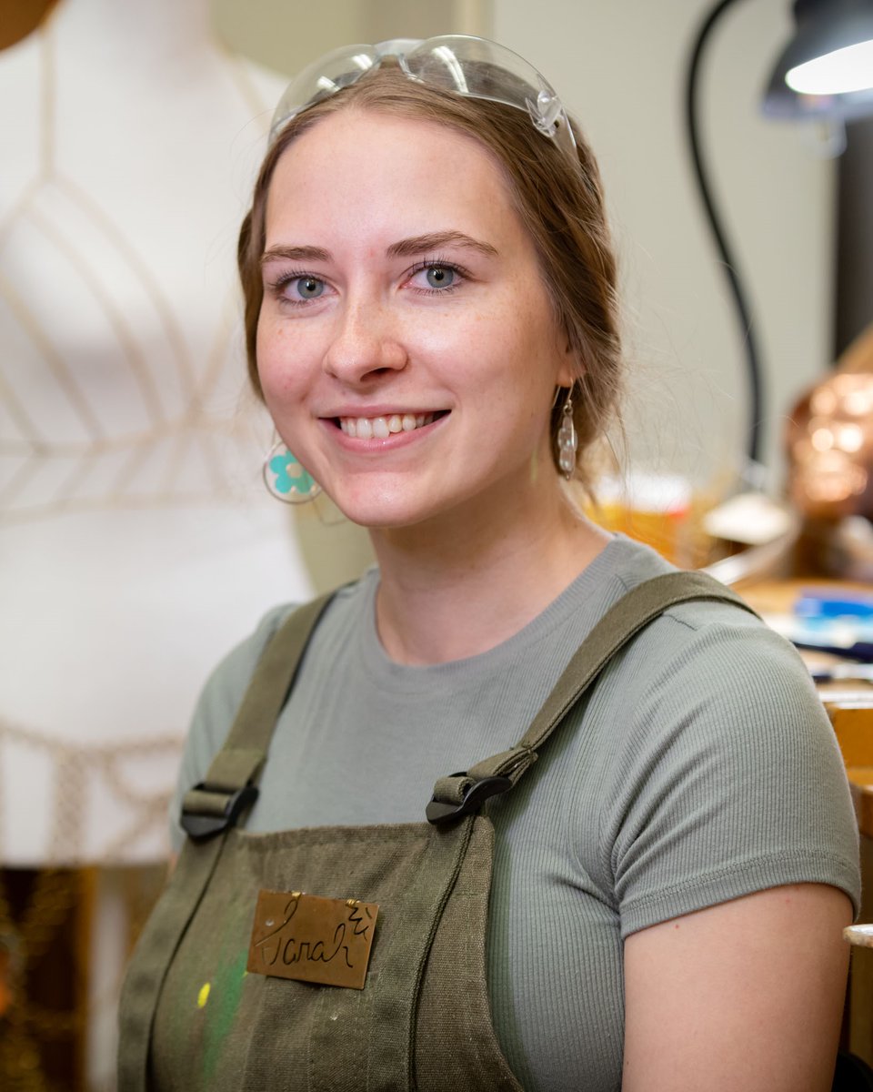 “Eras” by <a href="/MyersSchoolUA/">Myers School of Art</a> student Sarah Mason opens this week in the Institute galleries, with works inspired by the history of women’s fashion. Explore the border between everyday jewelry and extraordinary art at the opening reception, this Friday 4-7pm. uakron.edu/ihsc/whats-on/…