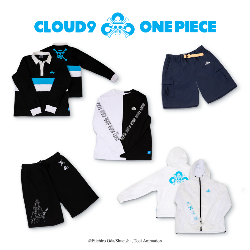 Cloud9's tweet photo. The Cloud9 x @onepieceanime Collection

☁️ https://t.co/8N4zHkp2GO 🏴‍☠️

Online and Los Angeles Pop-Up 12/9
#C9xOP #OnePiece