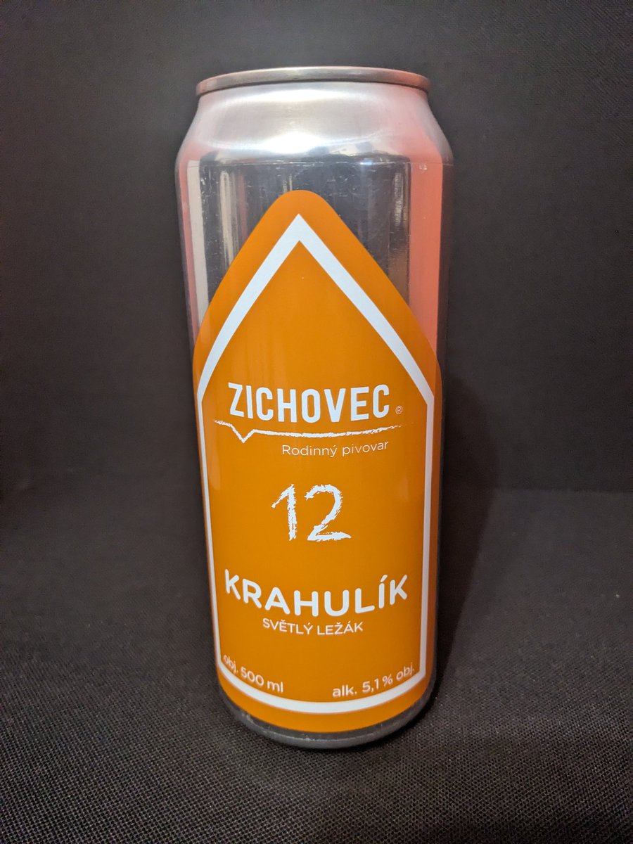 La #birra di oggi #5dicembre arriva da #Praga ed è una Pils chiamata Krahulik del birrificio @PivoZich