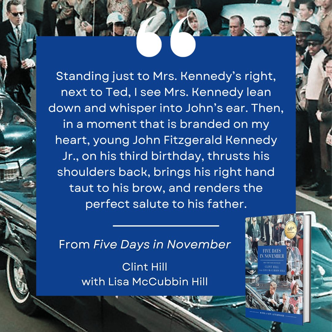 An excerpt from FIVE DAYS IN NOVEMBER which is now back in stock at Amazon. #NeverForgetJFK