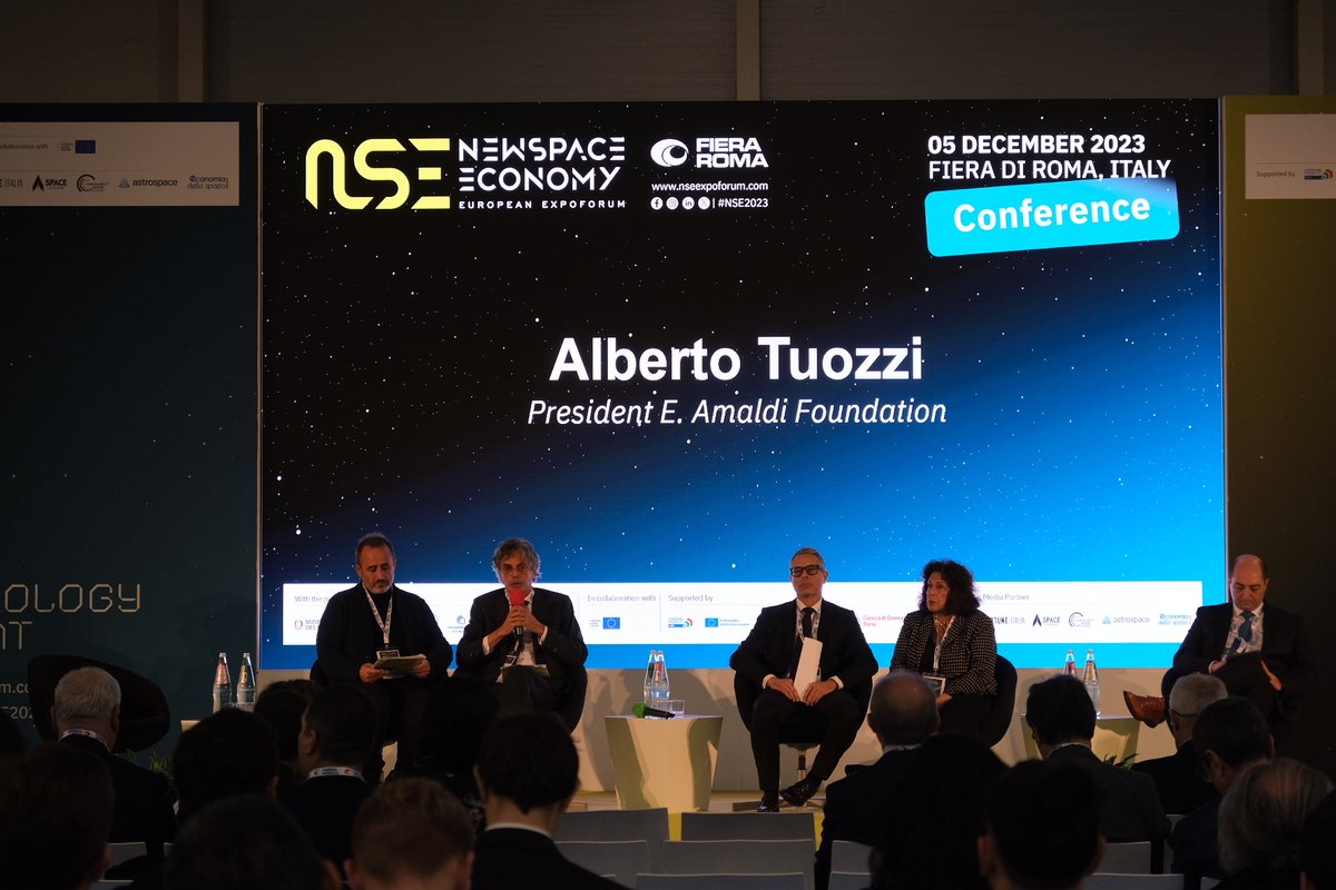 We are in Rome to partecipate as Media Partner at the New Space Economy European Expoforum (NSE) 2023.  

The @NSEexpoforum event brings togheter major industrial players, startups, academic institutions, space agencies and international organizations. 

#NSE2023 #NewSpace