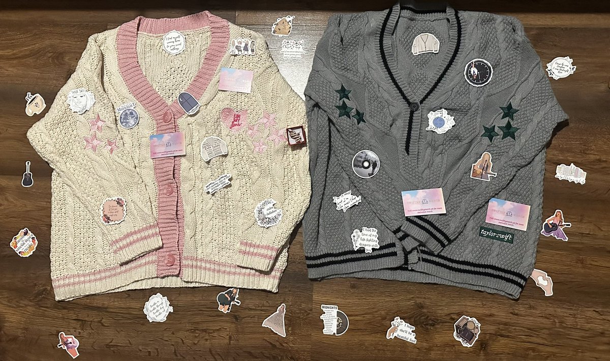 TCD_INT's tweet image. INTERNATIONAL GIVEAWAY: 3 WINNERS! CLOSES 1/1/24

We are giving away the following:
1. Taylor Swift UR MY Lover Cardigan
2. Grey Holiday Cardigan
3. REP Snake Ring

To Enter:
1. Follow
2. Retweet 
3. Like 
(Optional) 4. Subscribe to our newsletter @ swiftlymerch.uk