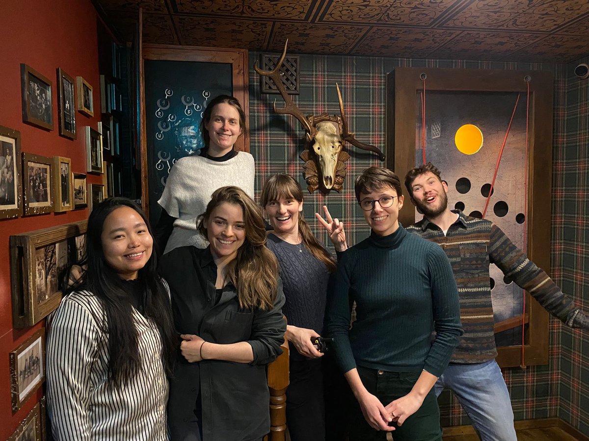 It was great to once again hold our annual #LabRetreat, discussing exciting projects and brainstorming new ideas - luckily we still had enough energy at the end of the day to think our way out of the escape room! 🧐🙃 #teamspirit