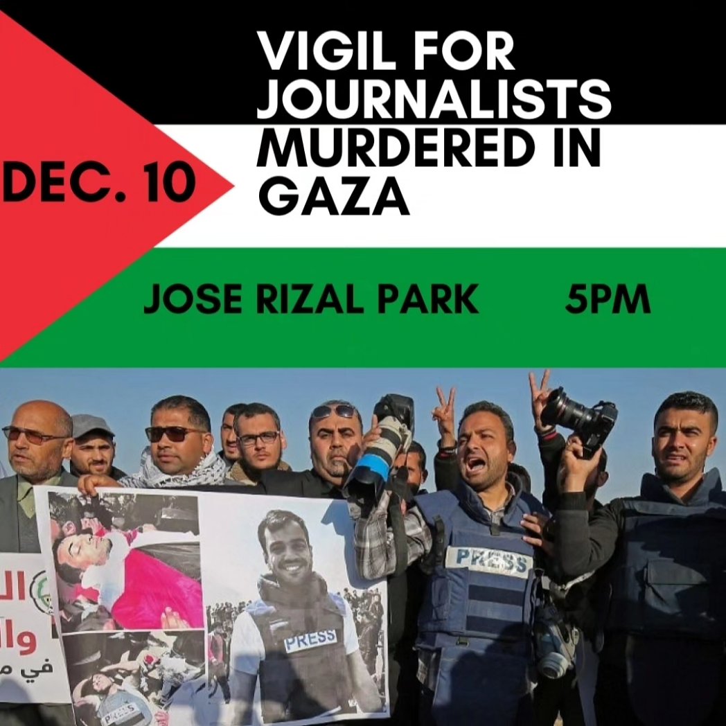 I'm asking journalists, friends, and supporters of press freedom to join me and others as we hold a vigil to honor and call attention to journalists who have been killed.
 <a href="/pressfreedom/">Committee to Protect Journalists</a> reports that at least 62 journalists have been killed in this siege since 10/7.