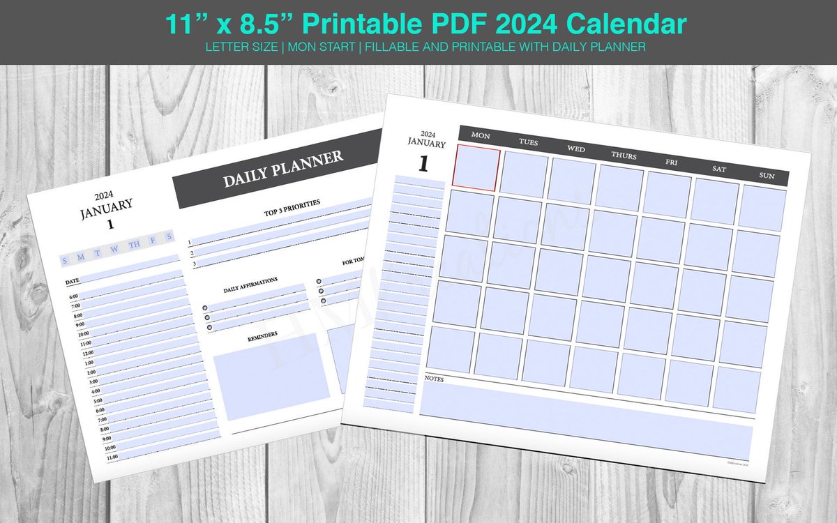 HMKreations's tweet photo. Make 2024 the year to be more organized. 

#planner #2024calendar #christmasgift #giftideas #shopsmall #shopping #shoppers #etsyshoppers https://t.co/ougl3Gh0Sq