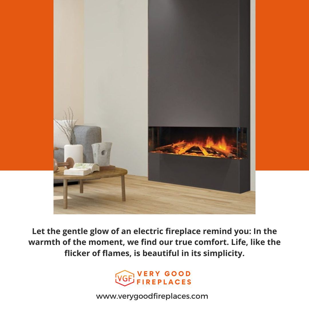 VGFireplaces's tweet image. Feel the comforting embrace of an electric fireplace's gentle glow. 🔥✨ In the warmth it brings, discover life's beautiful simplicity. 

#ElectricFireplaceMagic #CozyComforts #SimplicityIsBeauty #Fireplace #ElectricFireplace