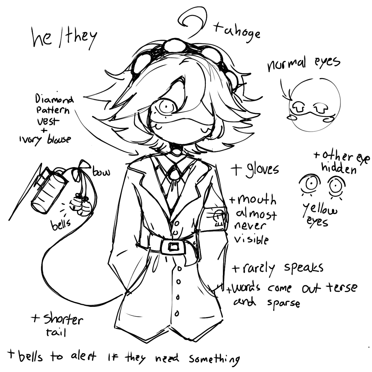 stares at you with autistic eyes , MD OC no way... they have no NAME!!!!! #murderdrones