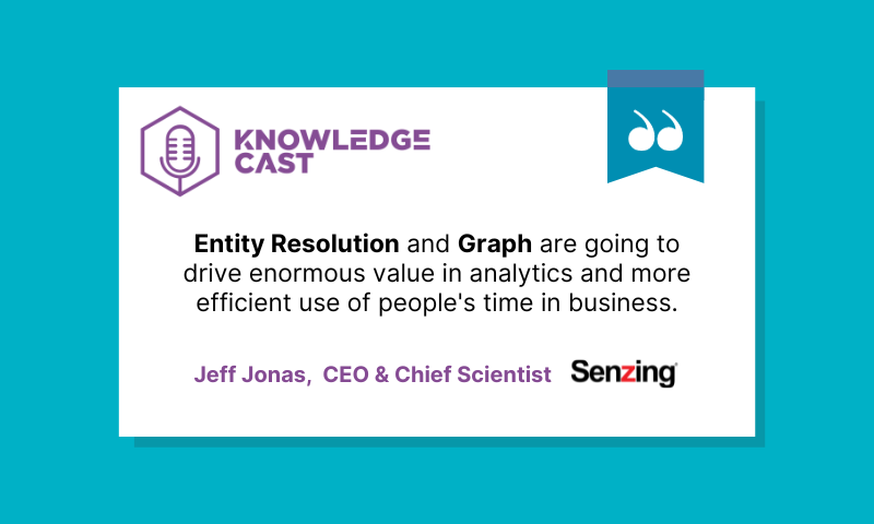 Make your #GraphDatabase analytics even better with #EntityResolution. Listen to the <a href="/EKConsulting/">Enterprise Knowledge</a> #KnowledgeCast podcast with <a href="/jhilgerbc/">Joseph Hilger</a> and Senzing CEO Jeff Jonas. bit.ly/KnowledgeCastS… #SmarterEntityResolution #DLL #LLM