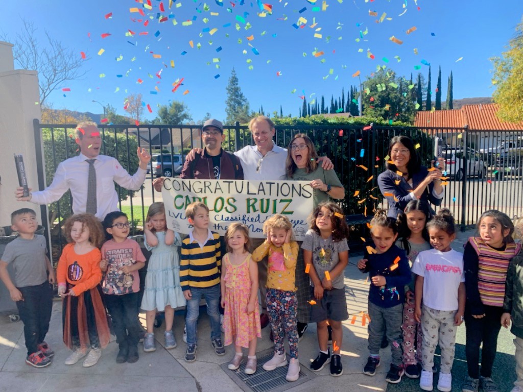 Congratulations to Laurie Debolt, 1st &amp; 2nd grade teacher at Willow Elementary School &amp; to Carlos Ruiz, Instructional Specialist at Sumac Elementary School.  We are proud to recognize them as the Certificated &amp; Classified Employee of the Month! <a href="/LVUSD/">LVUSD</a> <a href="/WillowWildcats/">Willow Elementary</a> <a href="/SumacLSTEM/">Sumac L-STEM</a>