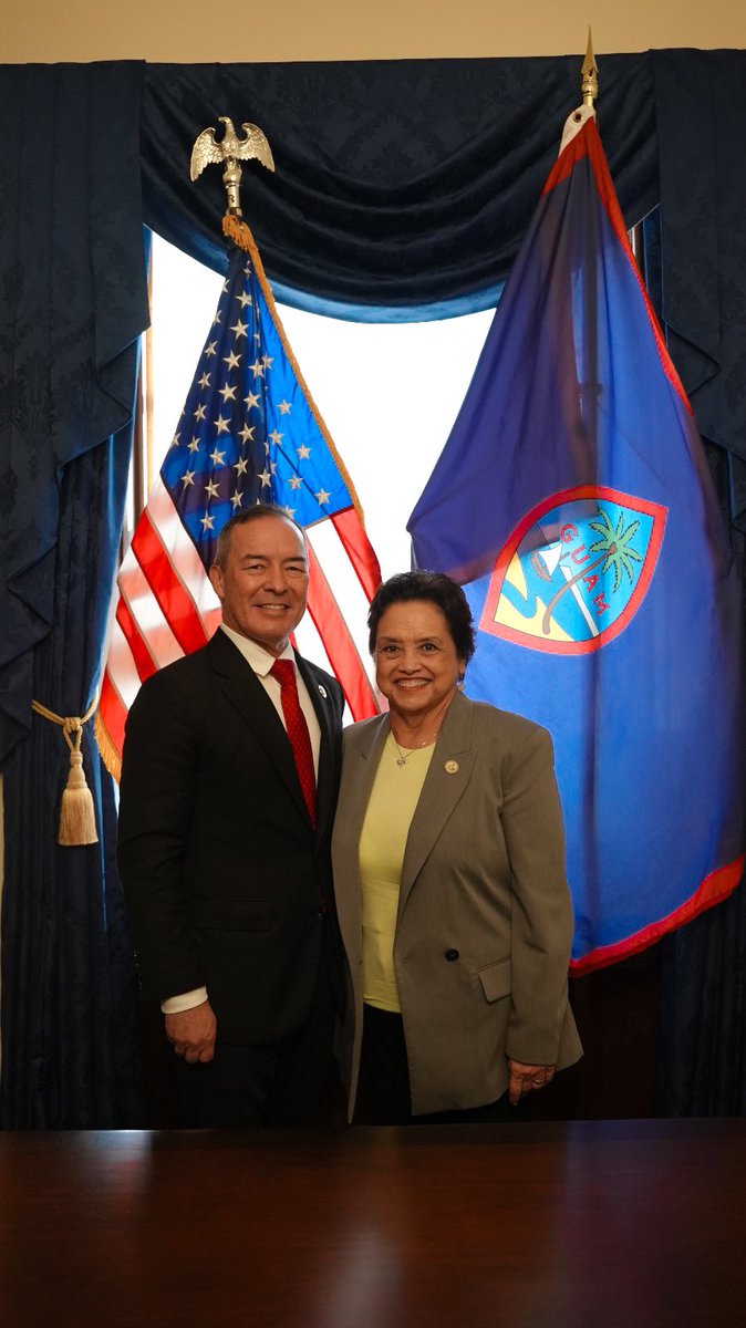 Always a pleasure to have Governor Lou Leon Guerrero stop by my Washington D.C. office 🇺🇸