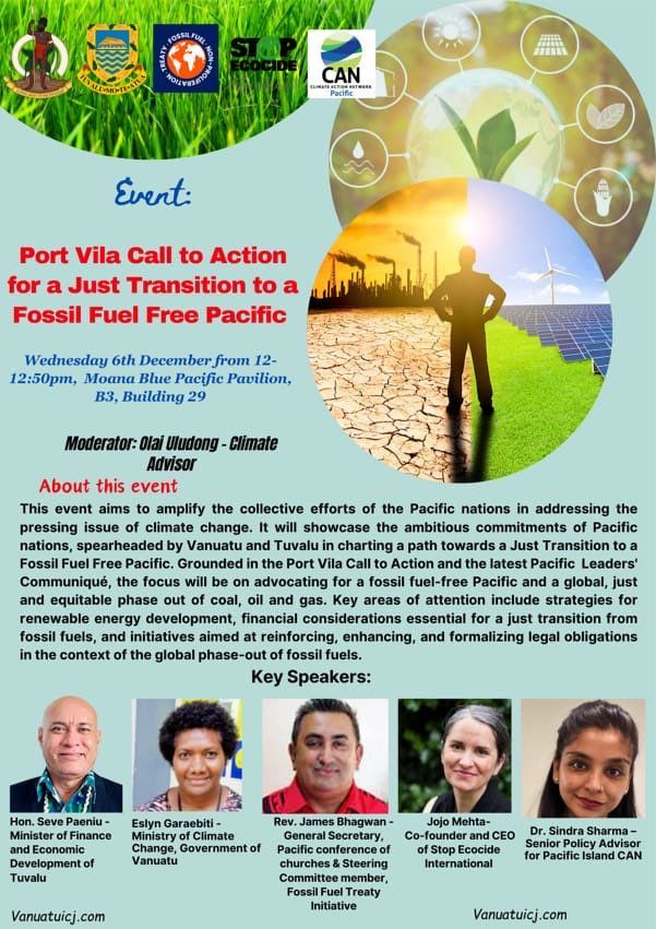 If you are in Dubai, come check out this event. I’m going, some powerful speakers within this panel.
#COP28UAE  #Moanapavillion #teampacific