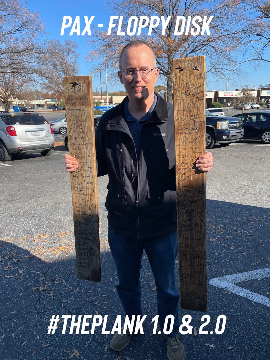 F3ENC's tweet image. #Tclaps to Floppy Disk for adding his name to #ThePlank 1.0 &amp;amp; 2.0!