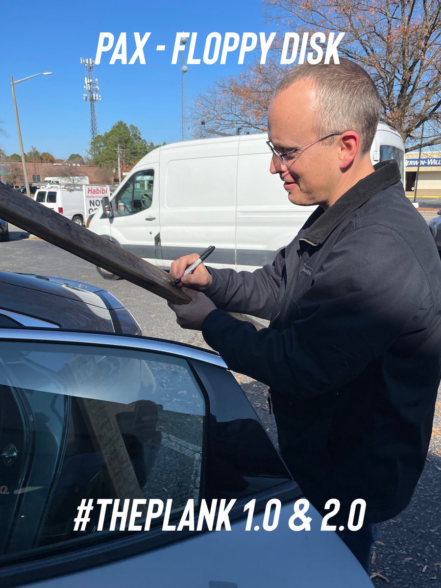 F3ENC's tweet image. #Tclaps to Floppy Disk for adding his name to #ThePlank 1.0 &amp;amp; 2.0!