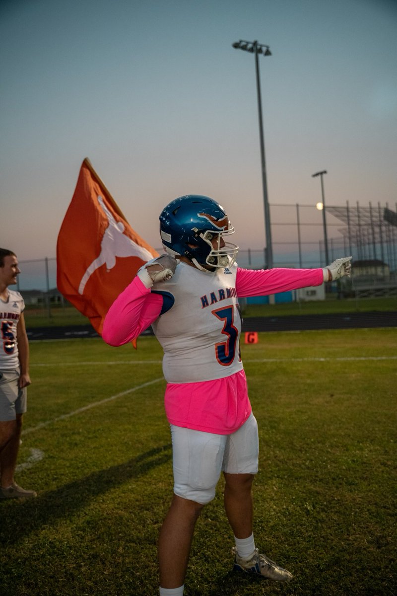 HHSLonghornsFB's tweet photo. Congratulations to senior Ian Brigham (@IanBrigham31) for being named to the All OBC 1st team at LB!
#HookEm 🤘 https://t.co/7IgZq47I1o