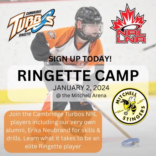 crop_dr's tweet image. Join Erika and a few of her NRL friends on the ice in Mitchell on January 2!  ⁦@ringettecanada⁩ ⁦@CambridgeTurbos⁩ ⁦@RingetteOntario⁩ #NRL #ringette #womeninsports