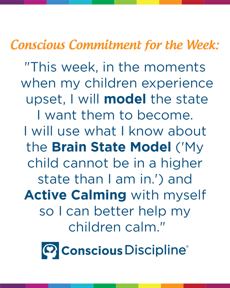 ConsciousD's tweet photo. This week's Conscious Commitment is all about becoming the state we want children to become in moments of upset.

Learn more about the CD Brain State Model here: https://t.co/X8Fpvls18V

Are you willing, retweet "ImWillingRu?" #iHeartCD https://t.co/tIs3W03N9A