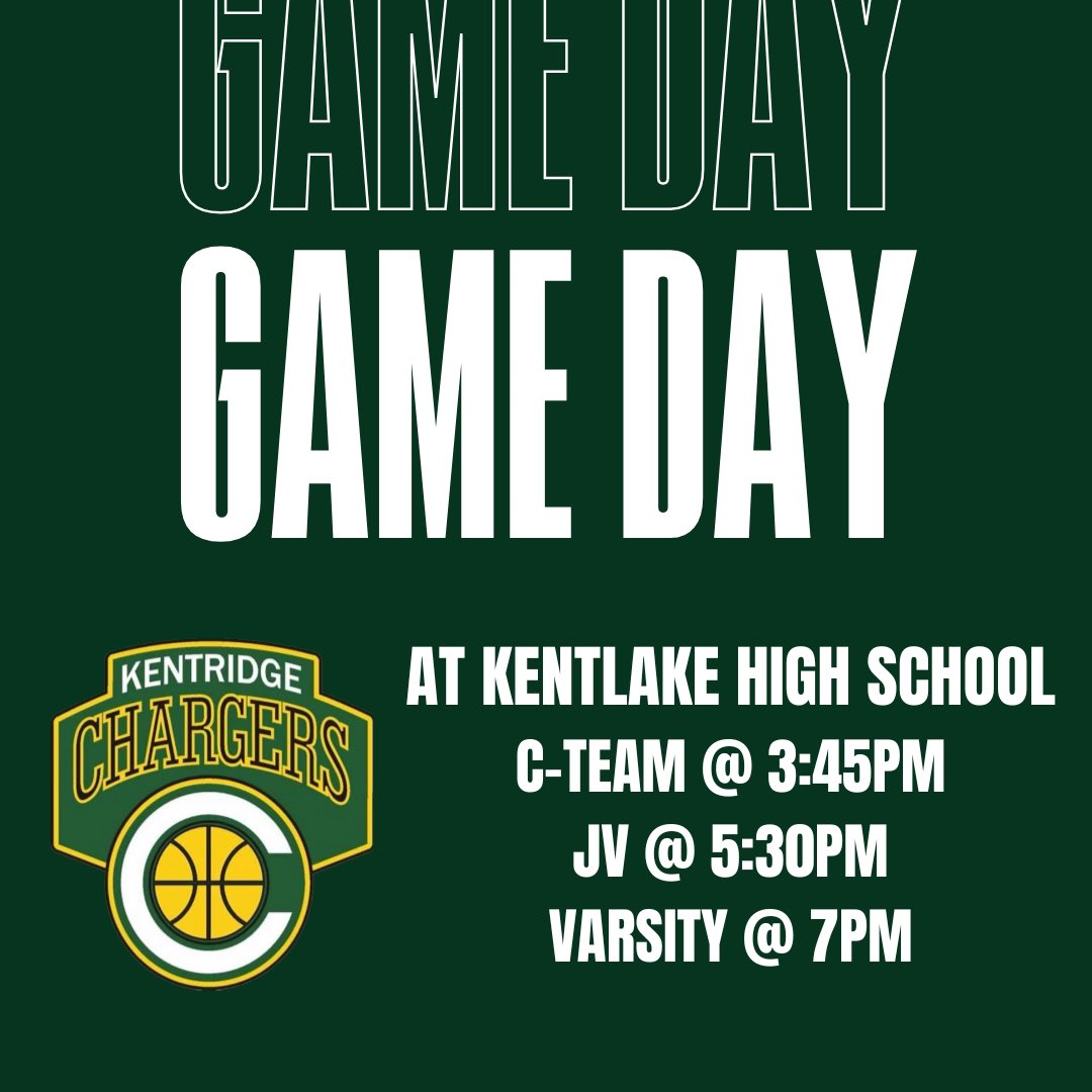 GAMEDAY‼️First road trip of the season as the Chargers travel to Kentlake to take on the Falcons. Come out and support⚡️🔰
