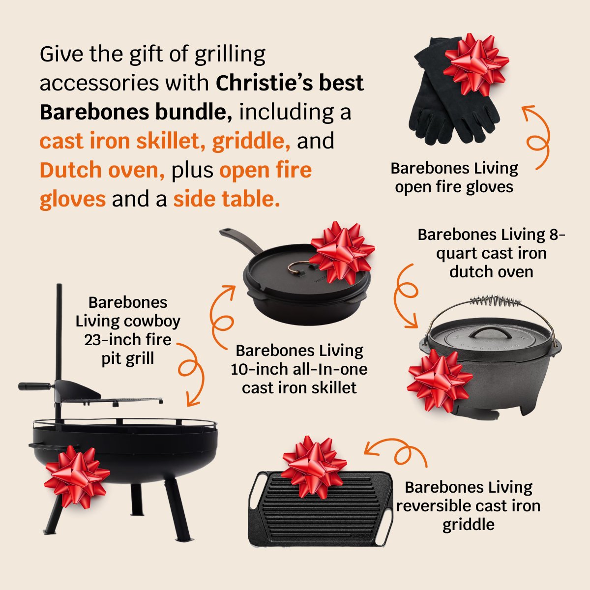 BAREBONES LIVING 6-Inch All-in-One Cast Iron Skillet