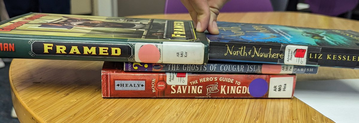 Book spine haiku poetry in G.8 today. They truly were engaged and having fun putting these together! @engler_jill #calgaryacademy #lovewhatIdo