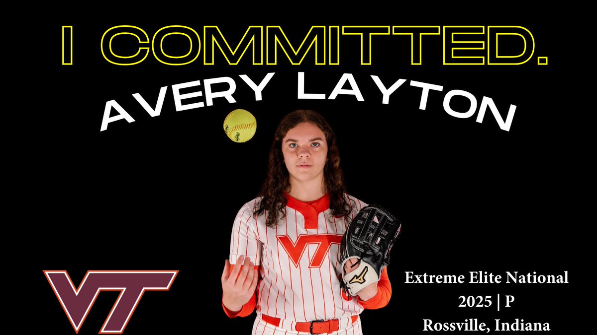 I Committed: Avery Layton Lands A Spot on Virginia Tech's Roster

"It has always been my dream to play in the College World Series and I felt this was the best fit for me.” Read more: bit.ly/3uMluIU

@AveryLayton2025 <a href="/HokiesSoftball/">Virginia Tech Softball</a> @ExtremeNat18uSB <a href="/RHSHornetsAthl/">RossvilleAthletics</a>