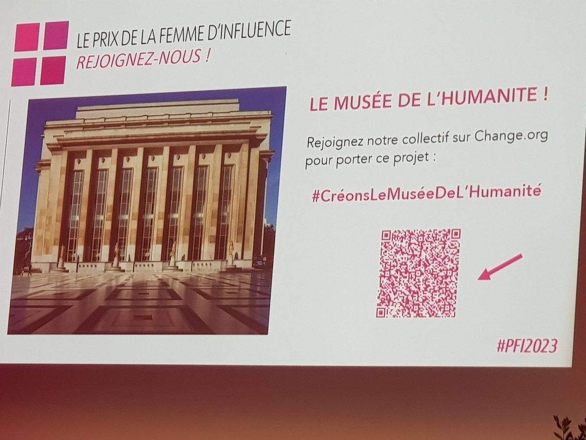 Pour que le Musée de l'homme devienne celui de l'Humanité ! 
#PFI23