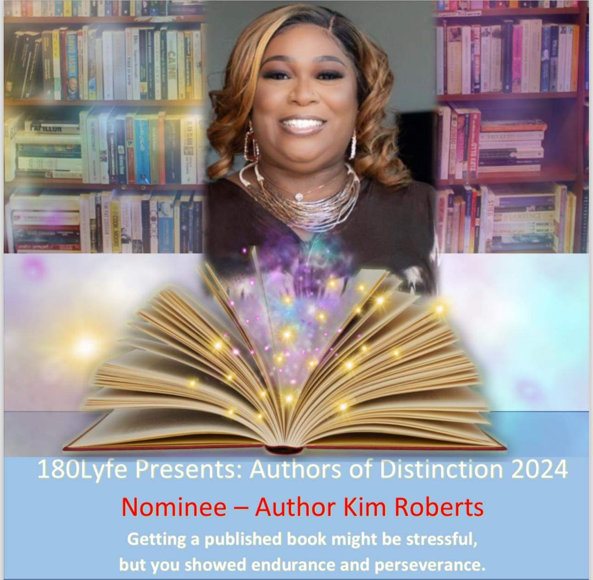 This year just keeps getting better… another nomination… “Authors of Distinction 2024”, I’d appreciate your votes when it opens up! 💎 Thank you to EVERYONE that loves on me, supports me, my vision, businesses and all that I do! 🌹♥️