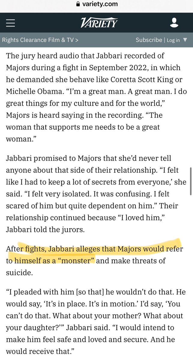 Wonder where we have heard this before. What is it with male abusers and their need to call their own person and actions for «the monster». #JohnnyDeppIsAnAbuser #JonathanMajorsIsAnAbuser