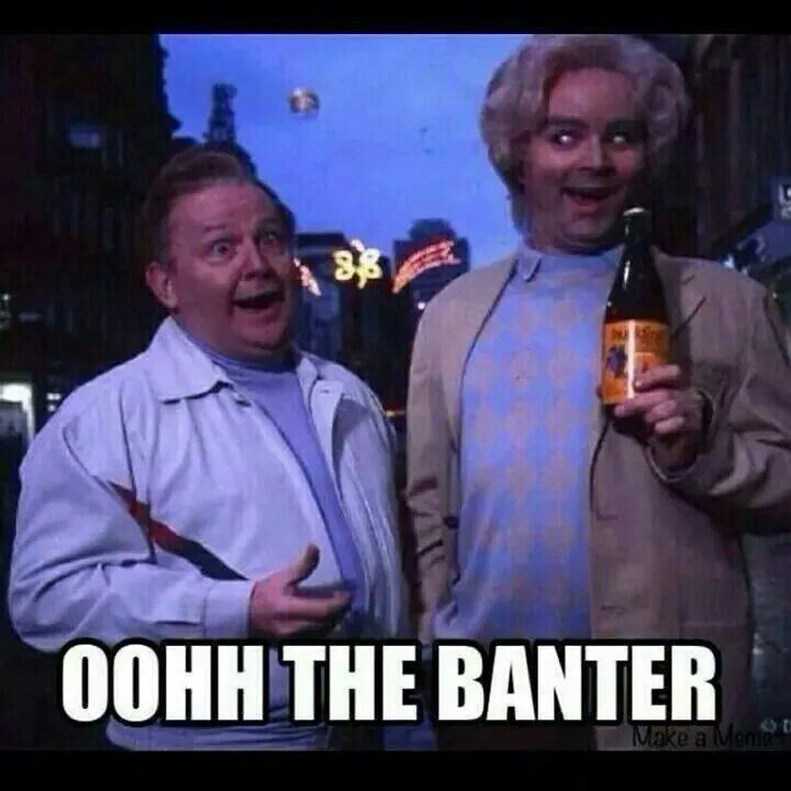 One week on I realise a salesman thought I said I was going to "fall out" with him over his price but what I actually said was I needed to "thaw out" as the weather was freezing! 🥶 
Oh the banter...