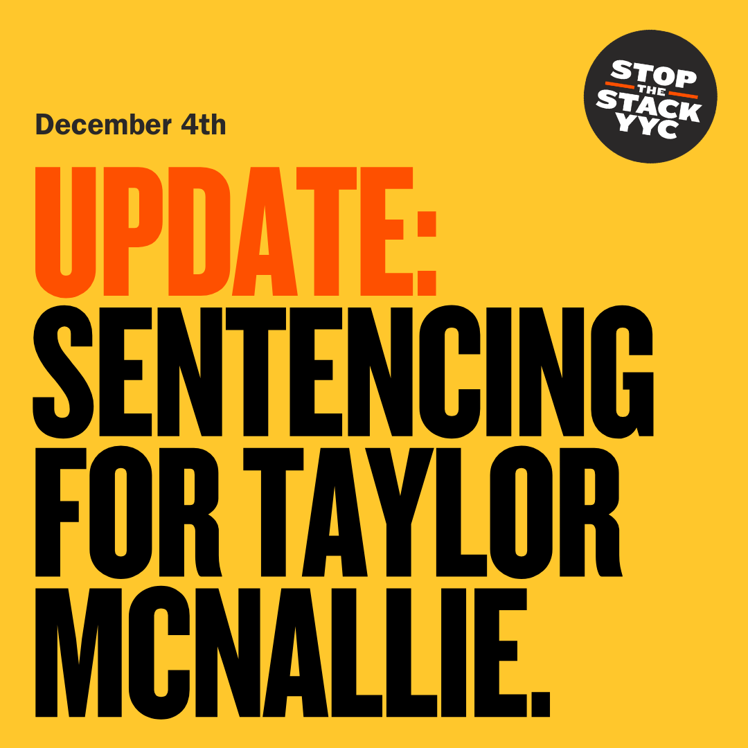 Yesterday, Taylor McNallie received her sentencing for the 3 remaining charges laid against her during her protesting of Alex Dunn in 2021. Taylor has been sentenced to 30 days in prison, to be served on weekends, along with paying $2,800 in restitution and 2 years of probation.