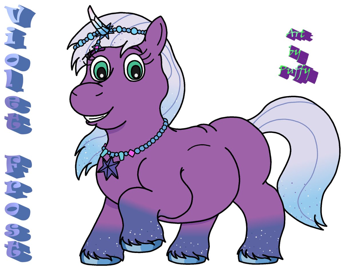 PuffySmith's tweet photo. Fanart I did of Violet Forst from “Secrets of Starlight”.
#mylittlepony #makeyourmark #secretsofstarlight #mlpg5 #artwork #mlpfanart #VioletFrost https://t.co/dxlfUqUIOG