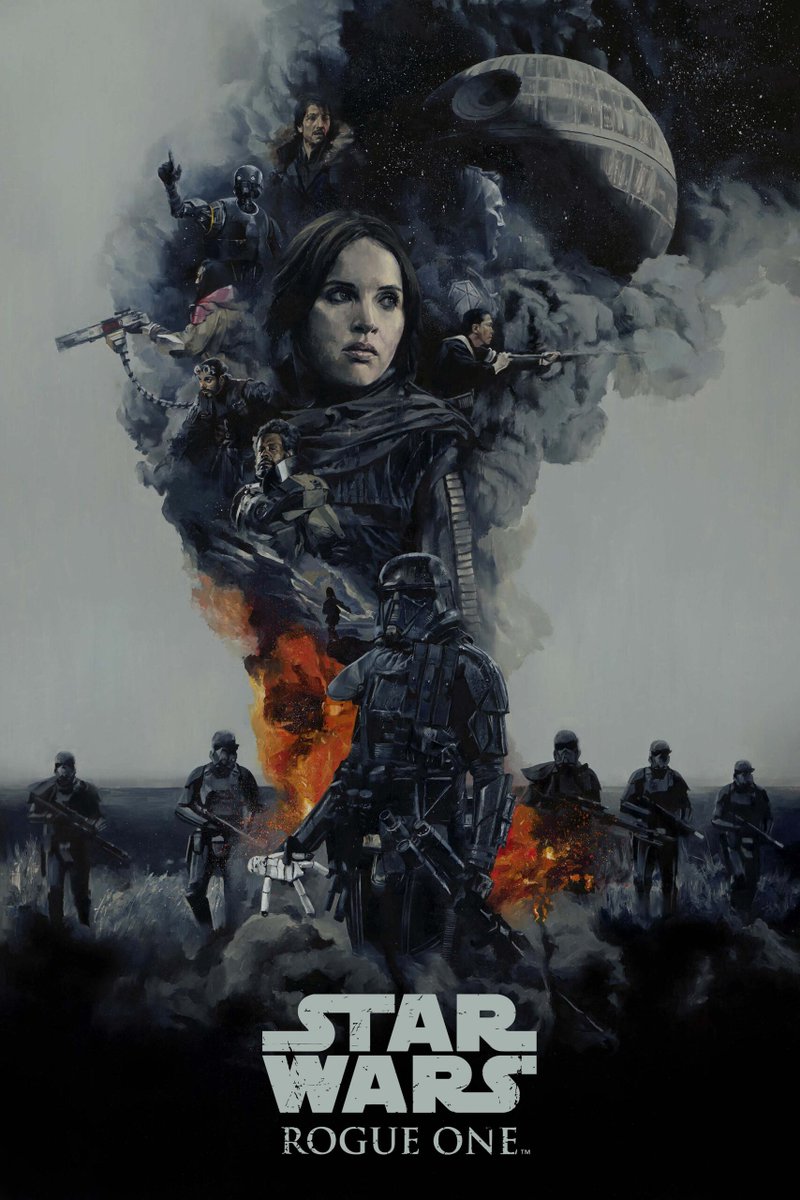 PosterEscape's tweet photo. Epic poster for Star Wars: Rogue One by @Th3Valentine 

#StarWars #RogueOne https://t.co/IzXt6jY646
