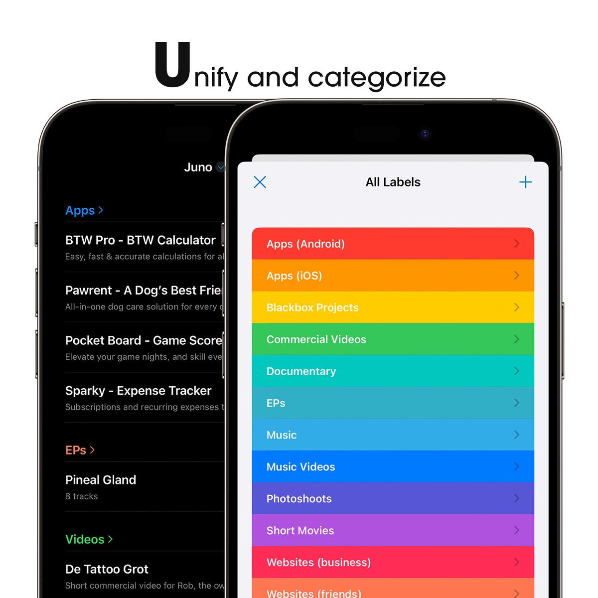 junopmapp's tweet photo. Bring order to your workspace with personalized folders, make Juno your own with customizable preferences.

Available for free; iOS, iPadOS &amp; macOS.
https://t.co/B7b277Ctqk

#ProjectManagement #WorkflowManagement #TaskManagement #jira #solodev #indiedev #buildinpublic https://t.co/78d9m69Mz8