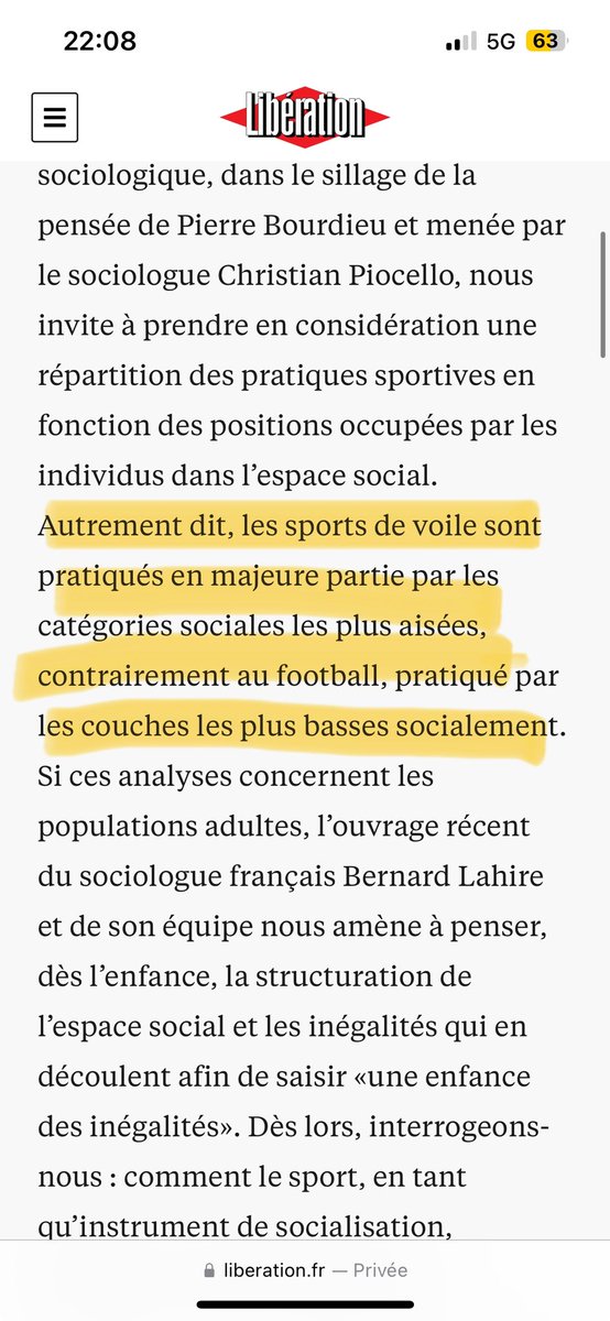 Aiman_zk's tweet photo. @misugi37 c'est ni du talent des immigrés ni du grand remplacement que relève la réponse . Les classes aisées (blanches) font de l'escalade, du ski, du tennis, de l'équitation, là où les classes populaires se dirigent sur le premier sport accessible : le foot https://t.co/MKOzbTIYgy