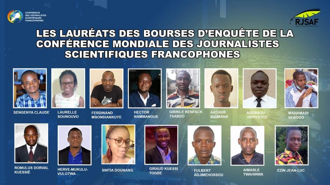 KuessiTogbe's tweet photo. ✨ Content de faire partie des lauréats des bourses d’enquête de la Conférence Mondiale des Journalistes Scientifiques Francophones #CMJSF offertes par le @rjsaf et ses partenaires .🤩
#rjsaf
#journalistescientifique https://t.co/f1EVCctzaN
