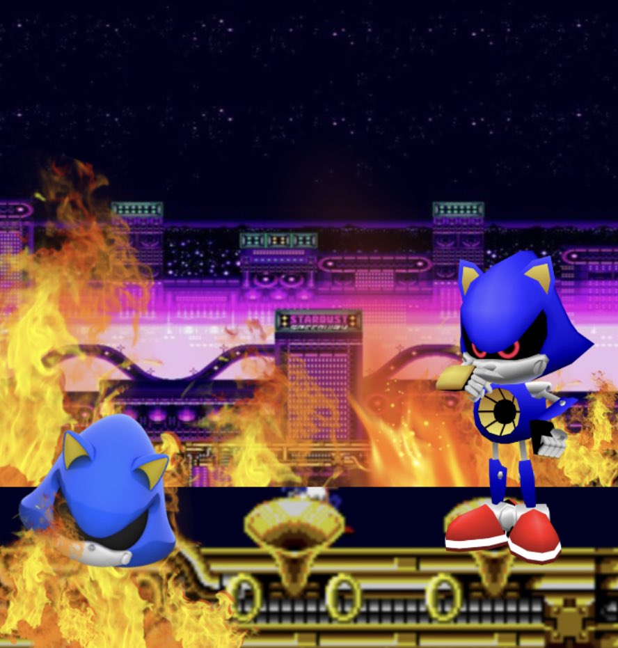 255707 - safe, artist:tiolimond, metal sonic (sonic), fictional