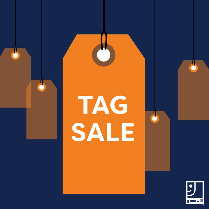 Did you know that clothing items with an orange tag are 50% off this week? Shop and save today!
#happythrifting #goodwilltoall