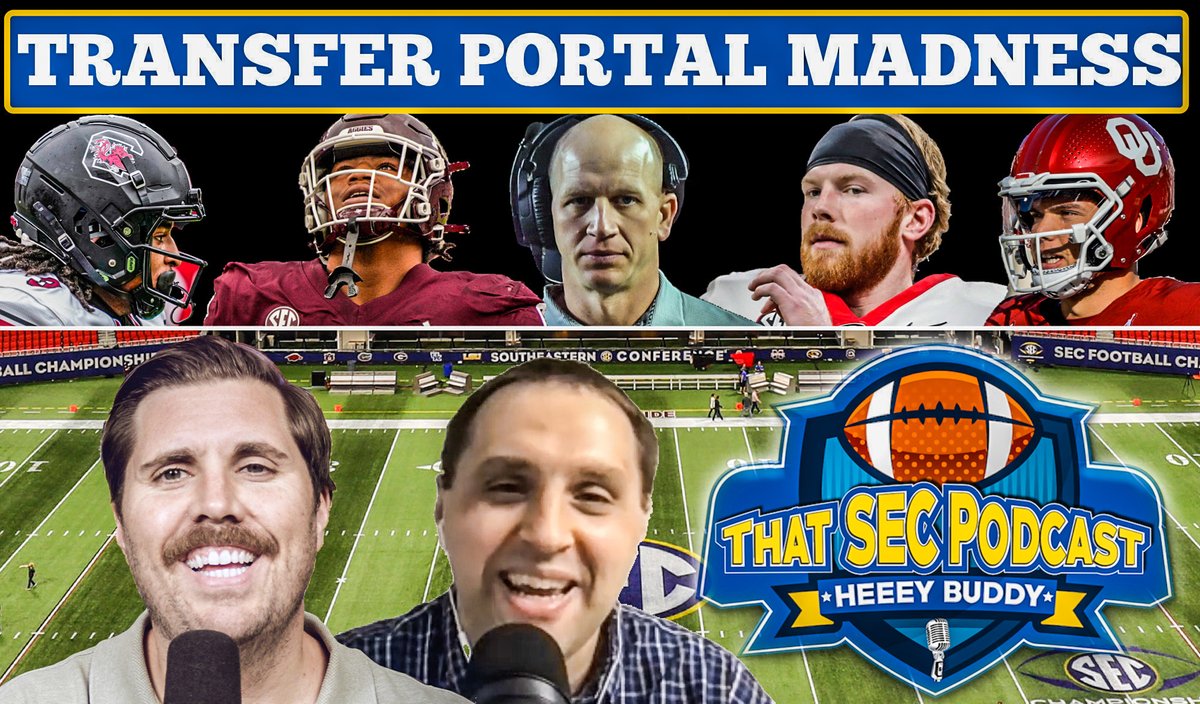 New episode with @AthlonSteven! 🏈Transfer Portal News & Notes 🏈Portal Needs for All 16 SEC Teams 🏈Best QBs in the Portal? 🏈Playoff Predictions 🏈SEC Bowl Previews Listen, Review & Subscribe⤵️ podcasts.apple.com/us/podcast/tha… Spotify⤵️ open.spotify.com/show/1KP7irKVr…