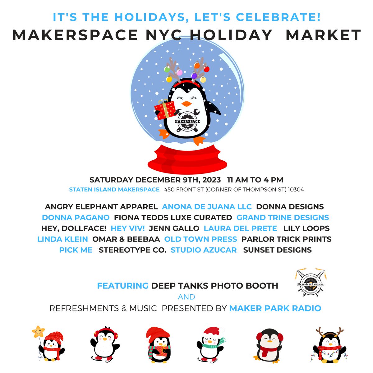 Still in search for holiday gifts, or do you want to treat yourself? You could do both at our Annual Holiday Market this Saturday!❄️