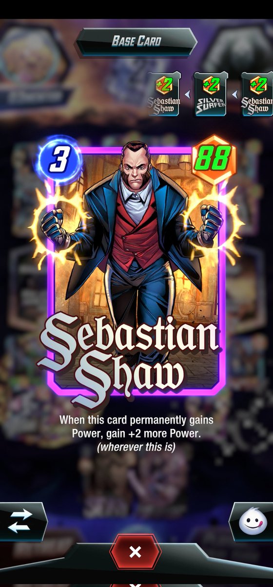 StevenCarr1's tweet photo. @MARVELSNAP Nearly got him to 90 with my deck! 😁 https://t.co/xFfmoTr9Kj
