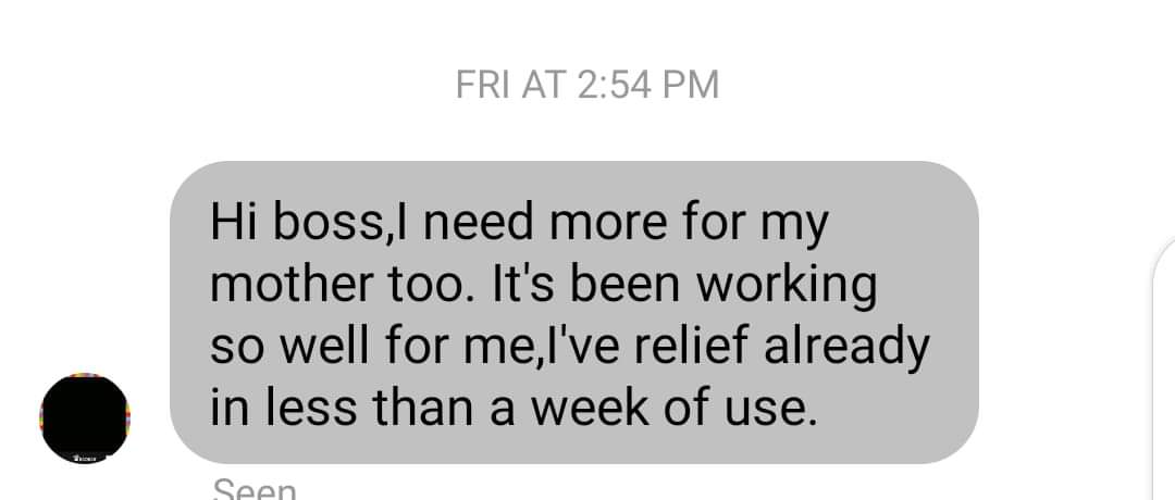 A client who had a persistent itchy skin sent this message. This validates #okeresheabutter. #sheabutter is rich in essential A,E&K. Its moisturizing compounds soften the skin, helping and protecting it in the process. Have you tried Okere Shea Butter yet. #niloticasheabutter