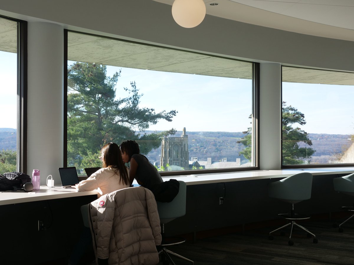 Cornell students, have a good study week and good luck on your upcoming finals! We're here for you, whether you need a quiet enclosed space, a seat with a view, or a spot where you can work with your friends.  

Find your study space: library.cornell.edu/libraries/spac…