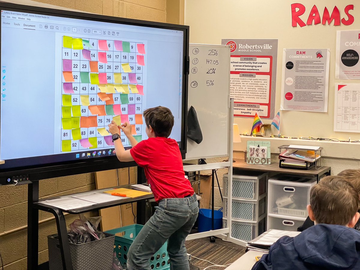 MsFuquasClass's tweet image. We’re busy reviewing and celebrating all that we’ve learned this nine weeks!  I’m so proud of my 6th graders! @RMSortn #RAMSRiseUp